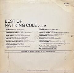 The Best Of Nat King Cole Vol 2 LP Plak