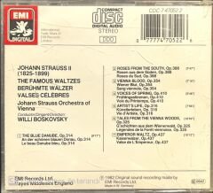 J. Strauss II Famous Waltzes Willi Boskovsky Classic CD