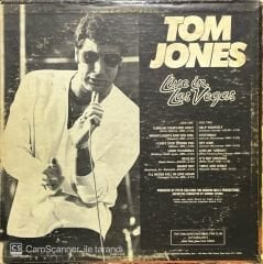 Tom Jones Live In Las Vegas LP Plak