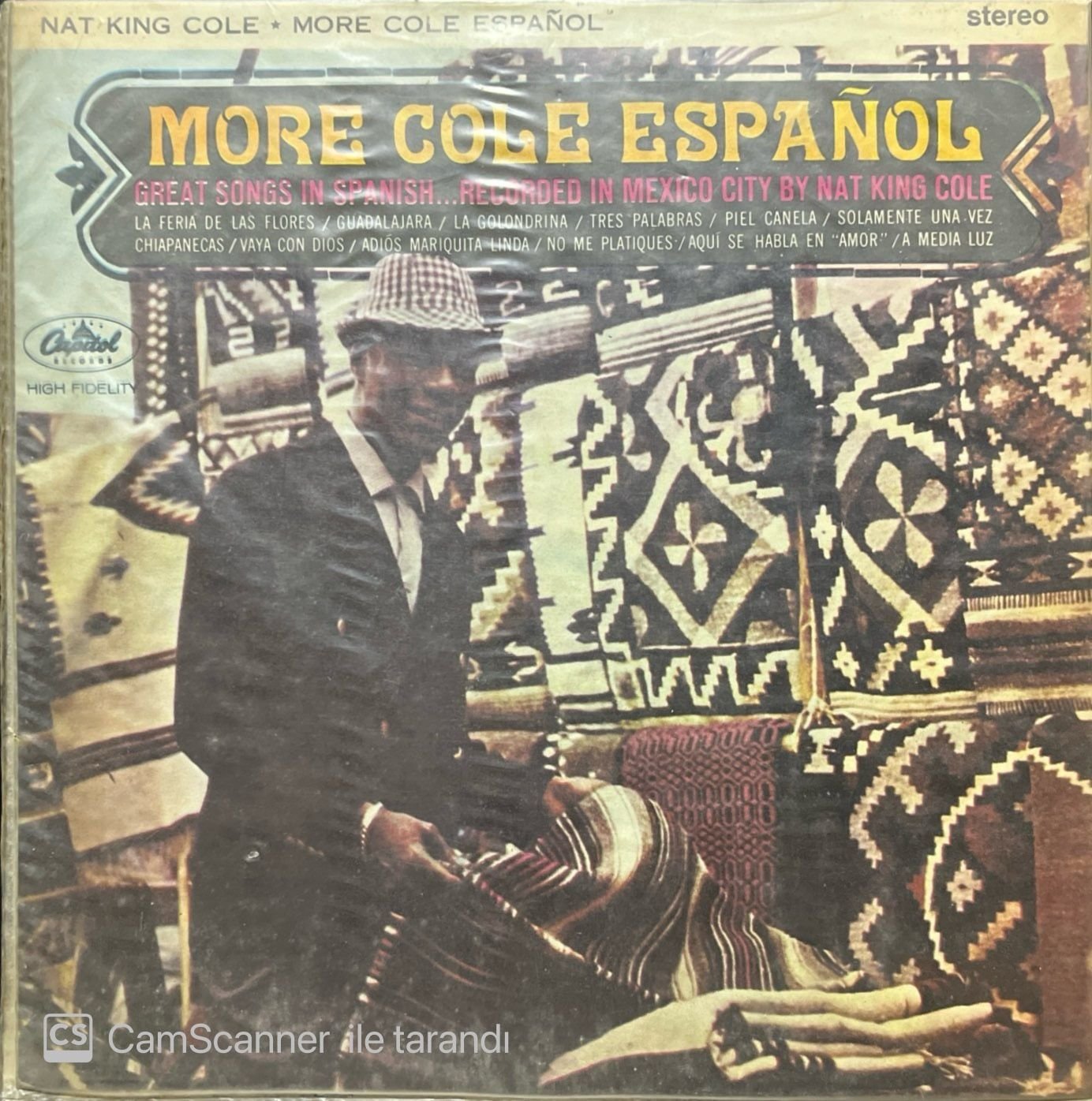 Nat King Cole More Cole Espanol LP Plak