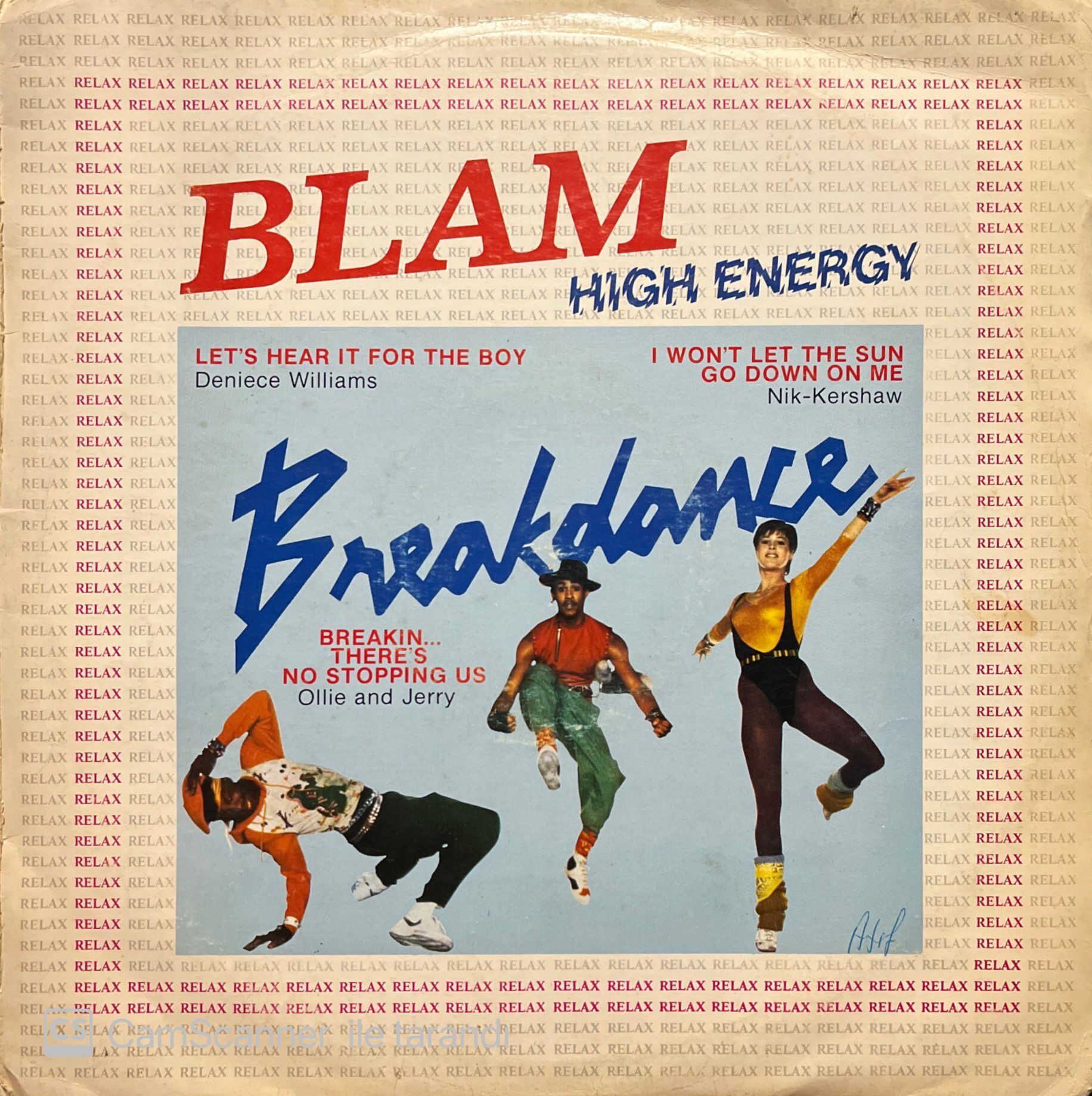 Blam High Energy Breakdance LP Plak