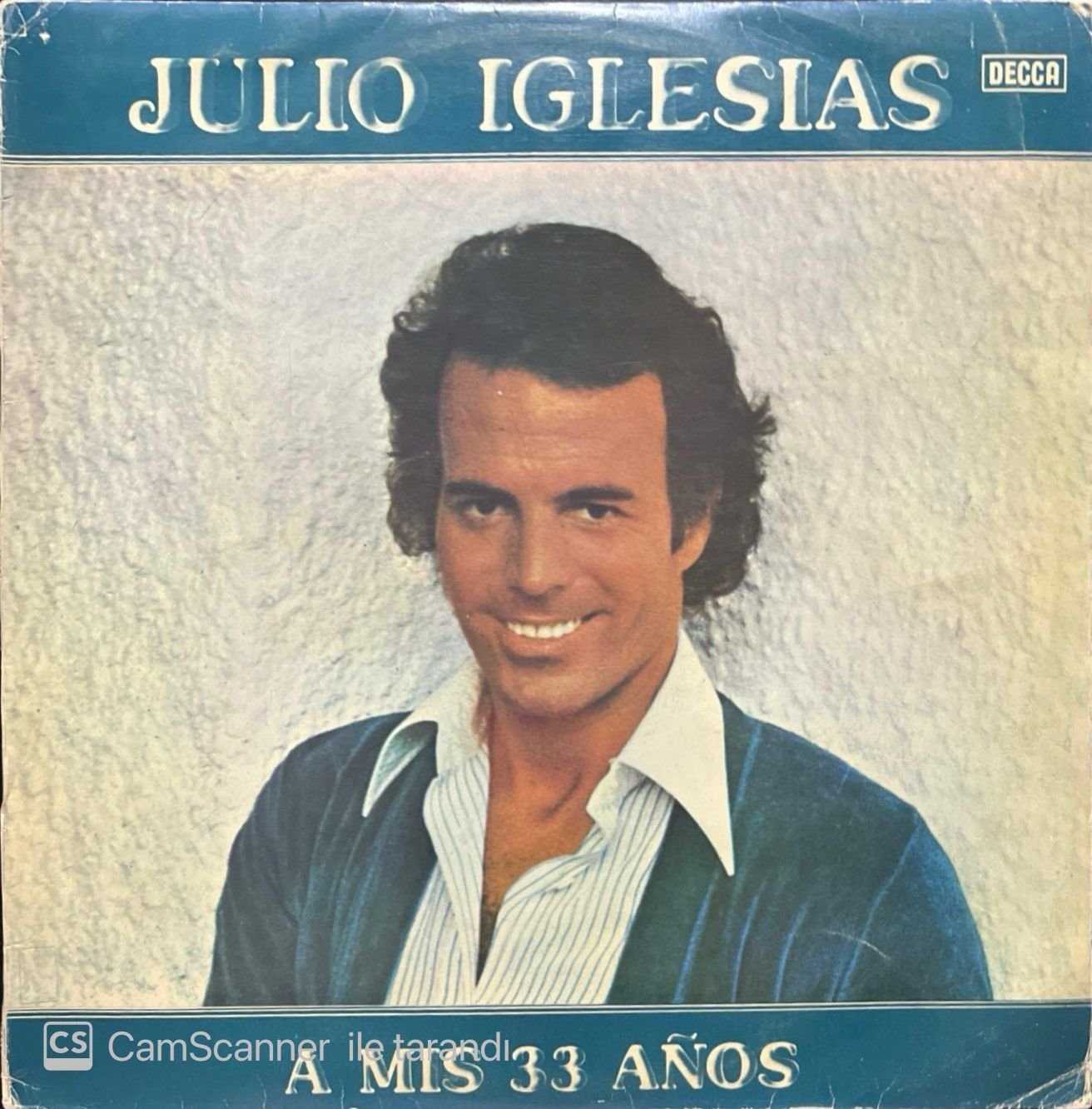 Julio Iglesias A Mis 33 Anos LP Plak