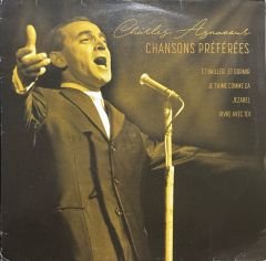 Charles Aznavour Chansons Preferees LP Plak