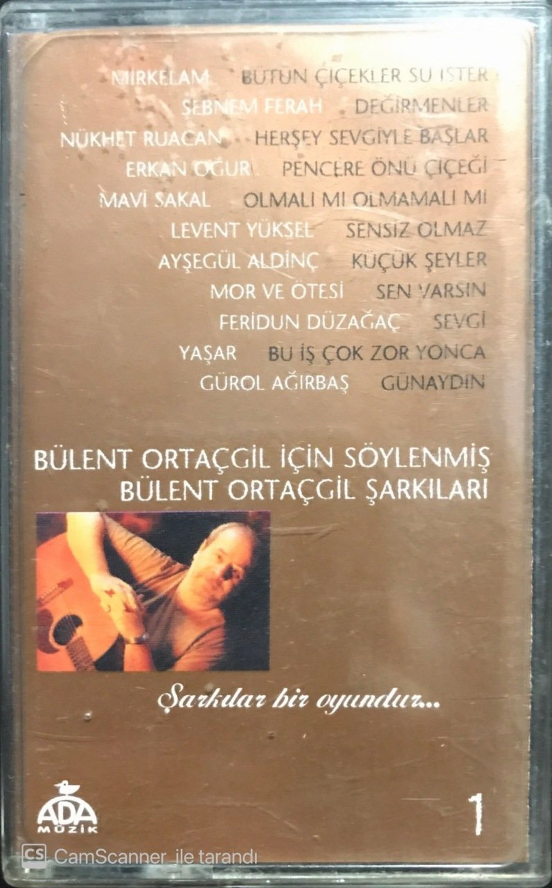 Bülent Ortaçgil İçin Söylenmiş Şarkılar 1 KASET