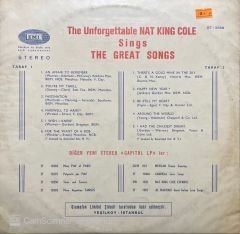 The Unforgetables Nat Cole Sings The Great Songs LP Plak