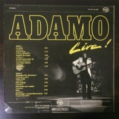 Adamo Live LP Plak