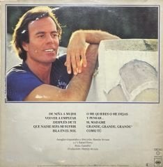 Julio Iglesias De Nina A Mujer LP Plak