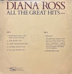 Diana Ross All The Greatest Hits LP Plak