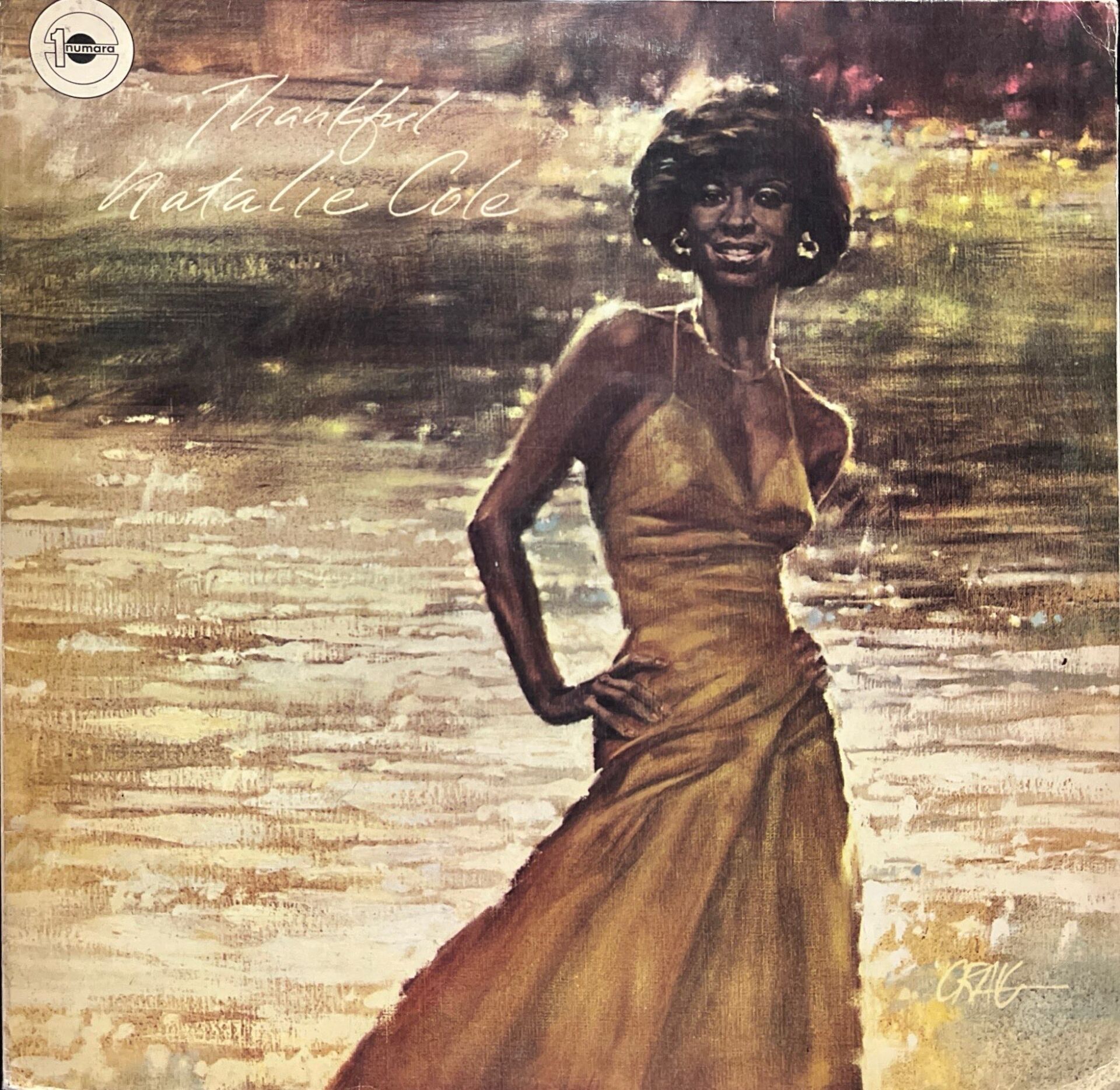 Natalie Cole Thankful LP Plak
