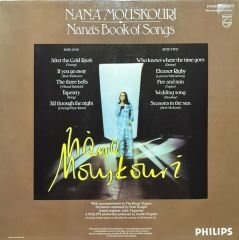 Nana Mouskouri Nana's Book Of Songs LP Plak