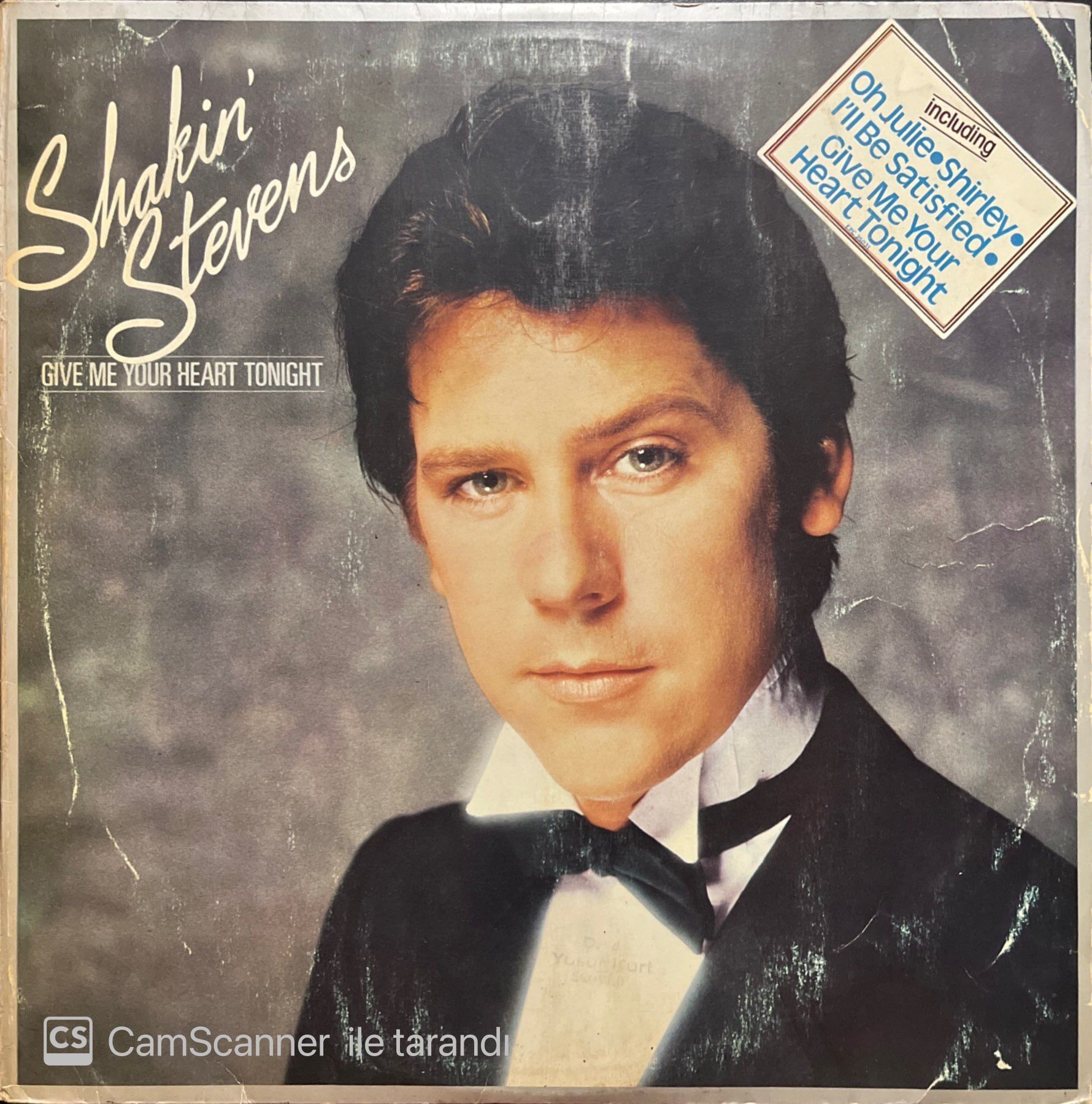 Shakin Stevens Give Me Your Heart Tonight LP Plak