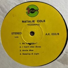 Natalie Cole Thankful LP Plak