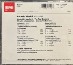 Vivaldi The Four Seasons Itzhak Perlman Classical CD