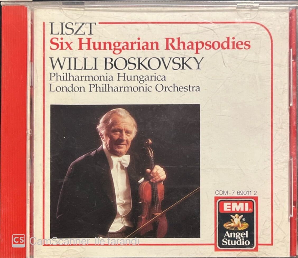 Liszt Siz Hungarian Rhapsodies Willi Boskovsky Classic CD