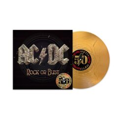 Ac Dc Rock or Bust (50th Anniversary - Limited Edition - Gold Vinyl) Lp Plak