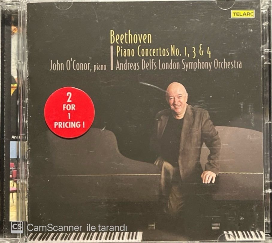 Beethoven Piano Concertos 1, 3 & 4 Classic Double CD