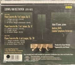 Beethoven Piano Concertos 1, 3 & 4 Classic Double CD