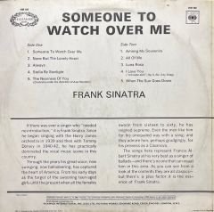 Frank Sinatra Someone To Watch Over Me LP Plak