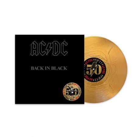 Ac Dc Back in Black (50th Anniversary Gold Nugget Vinyl) Lp Plak