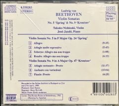 Beethoven Violin Sonatas Classic CD