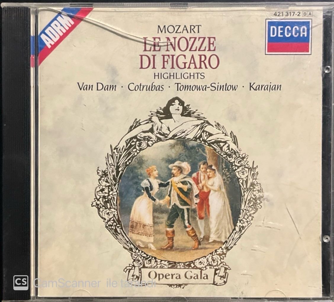 Mozart Le Nozze Di Figaro Classic CD