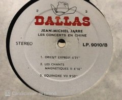 Jean Michel Jarre Les Concerts En Chine LP Plak