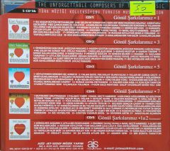 Gönül Şarkılarımız 1. Arşiv 5 Cd Bir Arada 1 Tanesi Hediye CD