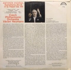 Dvorak Symphony No. 8 LP Klasik Plak