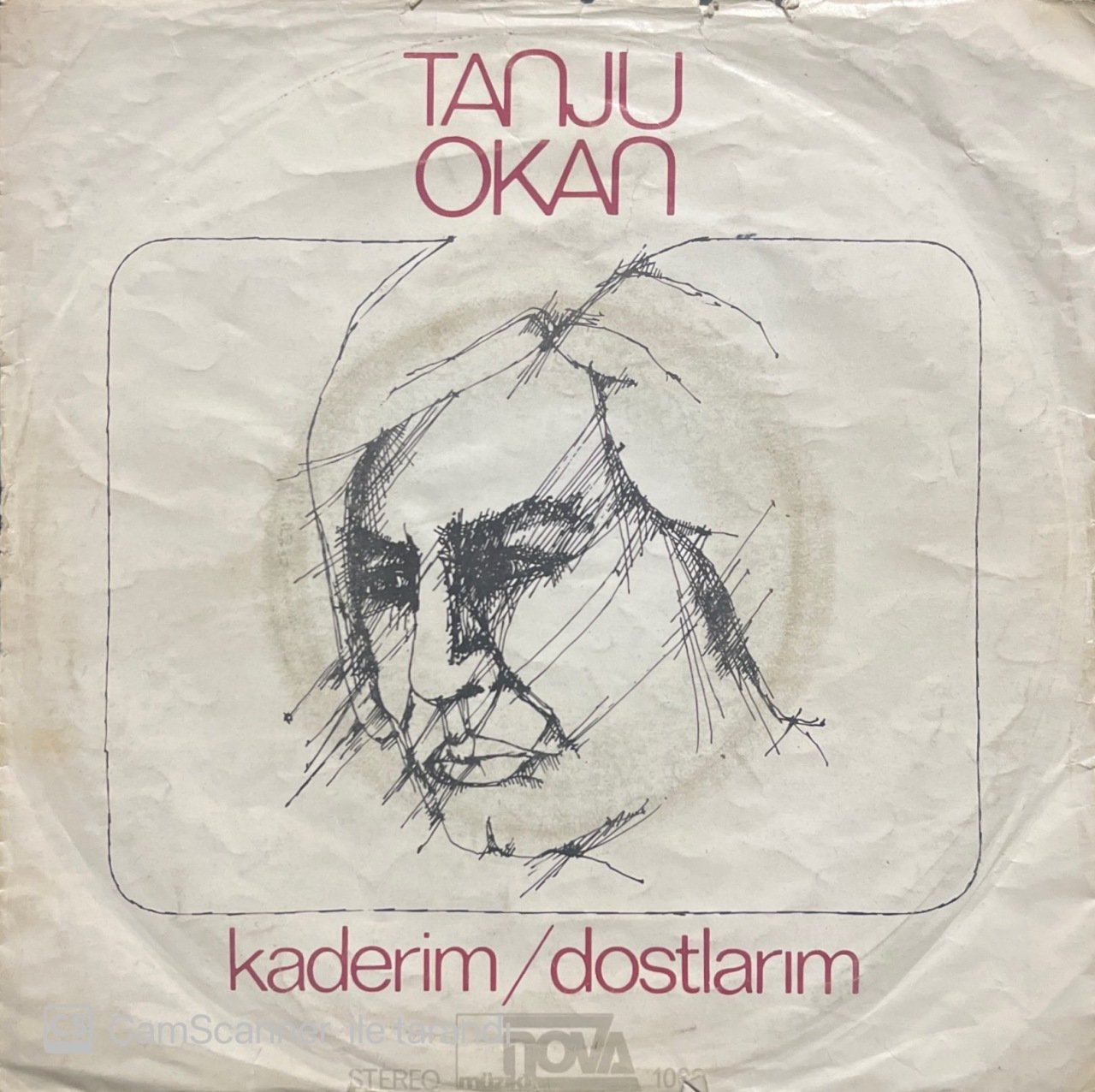 Tanju Okan Kaderim Dostlarım 45lik Plak