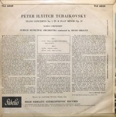 Tchaikovsky Piano Concerto No. 1 LP Klasik Plak