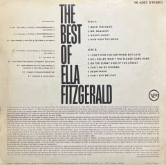 The Best Of Ella Fitzgerald  LP Plak
