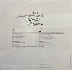 Les Grandes Chansons De Mireille Mathieu LP Plak