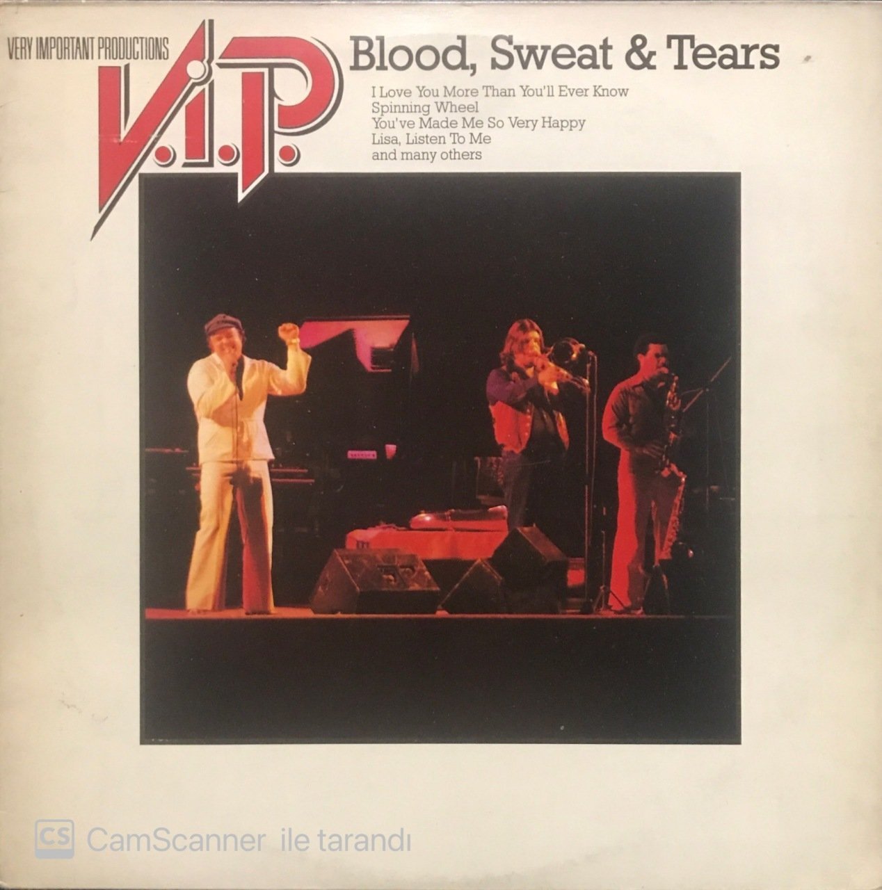 Blood Sweat & Tears VIP LP Plak