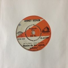 Ahmet Sezgin Benimde Bir Canım Yokmu 45lik Plak