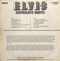 Elvis Presley Seperate Ways LP Plak