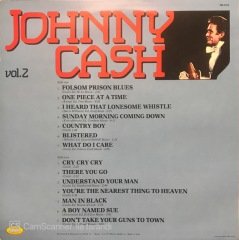 Johnny Cash Folsom Prison Blues LP Plak
