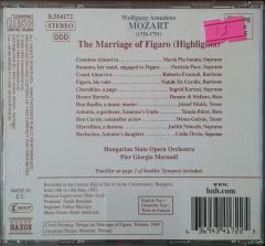 Mozart The Marriage Of Figaro (Highlights) CD