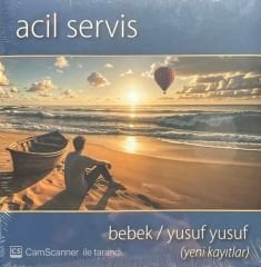 Acil Servis Bebek / Yusuf Yusuf Yeni Baskı Magenta Renkli 45lik Plak