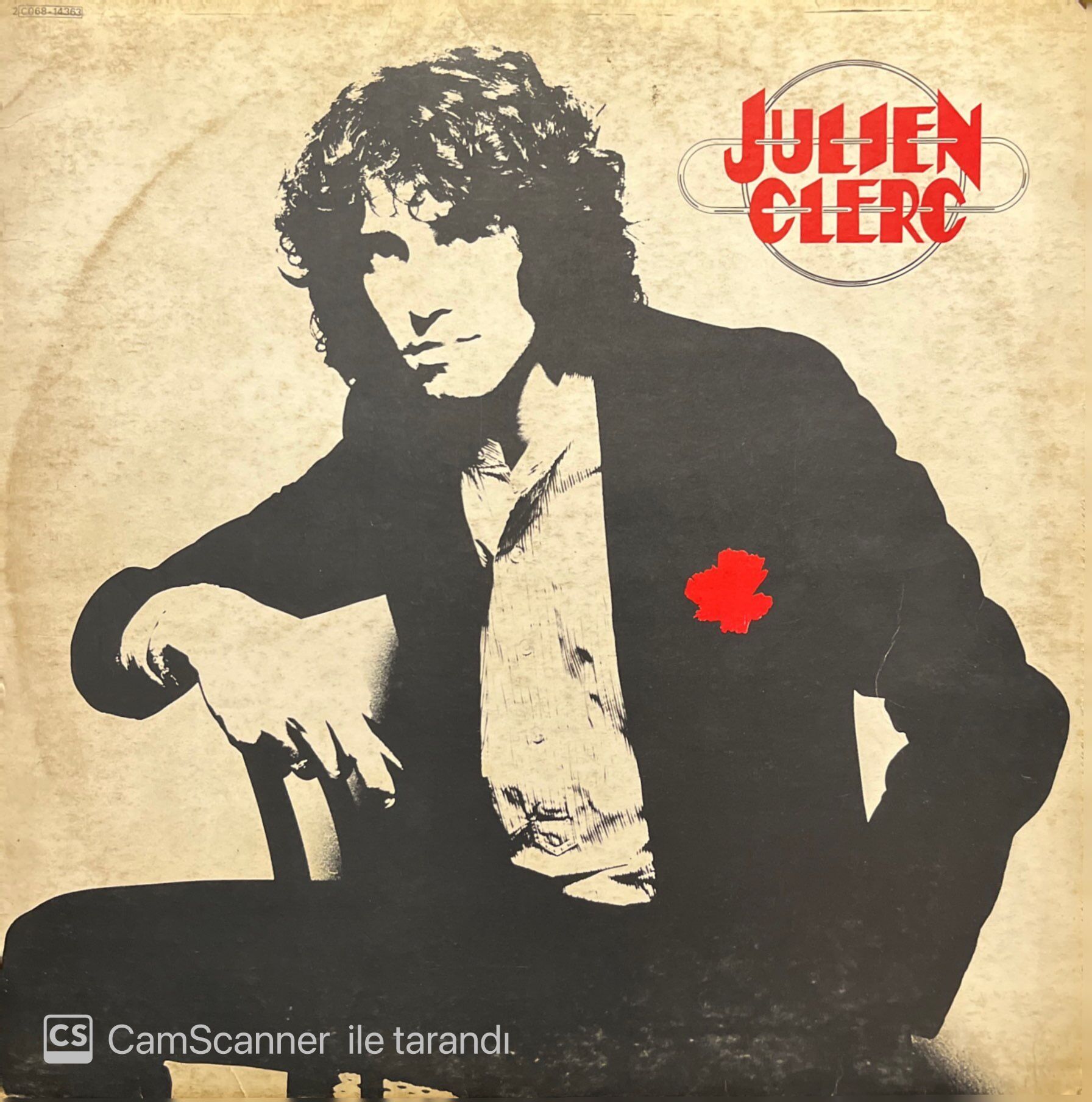 Julien Clerc A Mon Age Et A L'heure Qu'il Este LP Plak