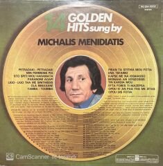 Michalis Menidiatis 14 Golden Hits Yunan Greece LP Plak