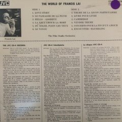 Francis Lai The World Of Francis Lai  LP Plak