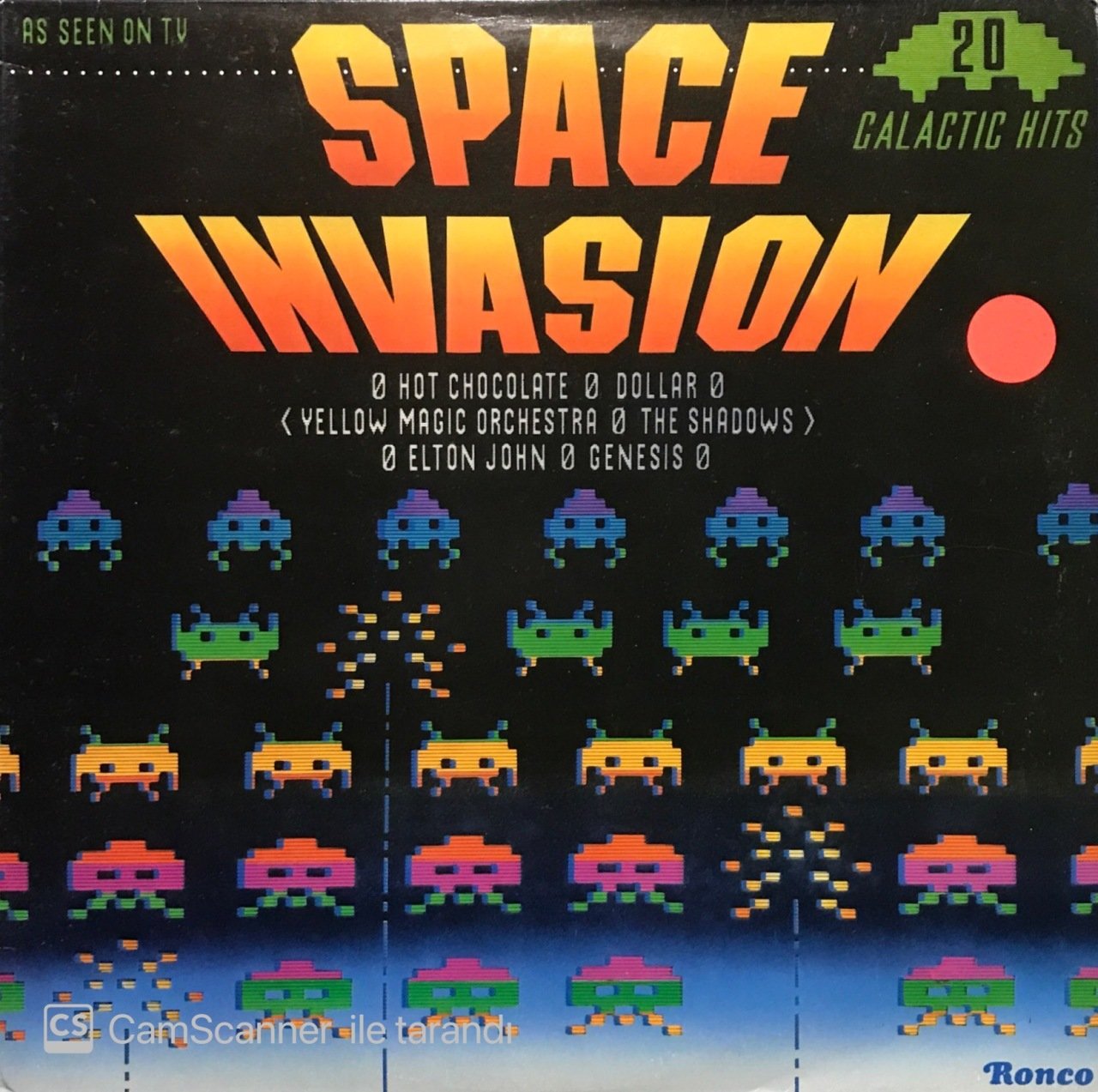 Space Invasion 20 Galactic Hits LP Plak
