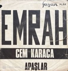 Cem Karaca Apaşlar Emrah 4 Şarkı Ep 45lik Plak