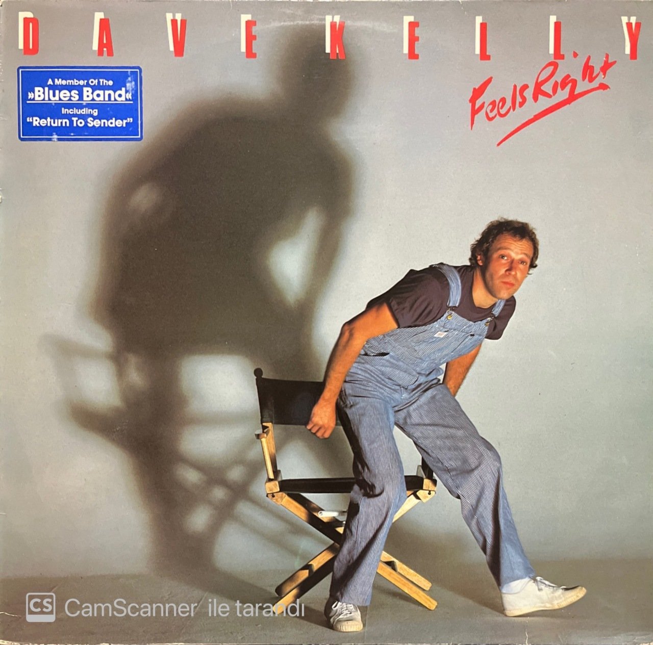 Dave Kelly Feels Right LP Plak