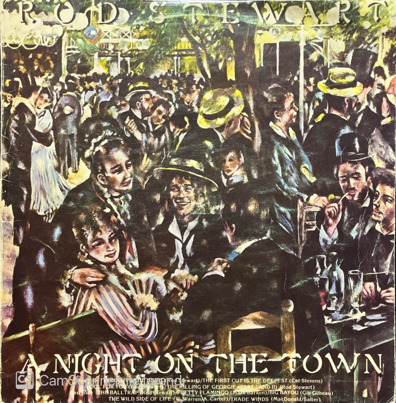 Rod Stewart A Night On The Town  LP Plak