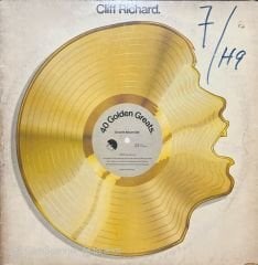 Cliff Richard 40 Golden Greats Double LP Plak