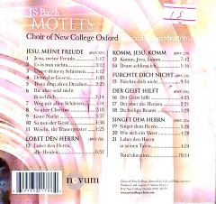 Js Bach Motets CD