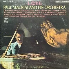 Paul Mauriat And His Orchestra Love LP Plak