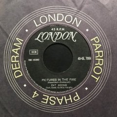 Pat Boone Pictures In The Fire 45lik Plak