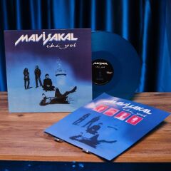 Mavisakal İki Yol 45 Rpm EP Mavi Yarı Saydam Renkli LP Plak